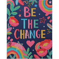 Diamond Dotz Be the Change, Camelot Diamond Painting Kit, 32 x 41.4cm