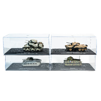 WWII 1/72 Diecast Tanks Collection "Allied Armour in Libya 1941-43" Pre-Owned A1 Condition (4pcs) Set B