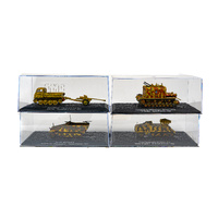 WWII 1/72 Diecast Tanks Collection "German Normandie" Pre-Owned A1 Condition (4pcs) Set F