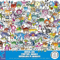 Ceaco Animal Jam Cats & Dogs 750pc Jigsaw Puzzle