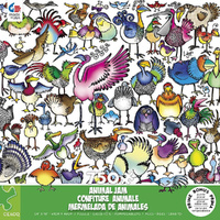 Ceaco Animal Jam Birds Galore 750pc Jigsaw Puzzle