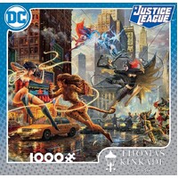 Ceaco 1000pc Thomas Kinkade DC Justice League Women of DC Jigsaw Puzzle