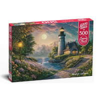 Cherry Pazzi Moonlight Lighthouse 500pc Jigsaw Puzzle
