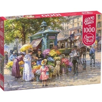 Cherry Pazzi Blumenmarkt 1000pc Jigsaw Puzzle
