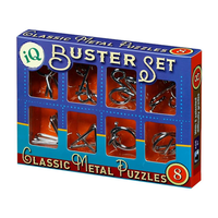 IQ Buster Set of 8 Metal Puzzles