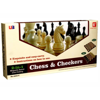 Chess & Checkers 12" Magnetic 