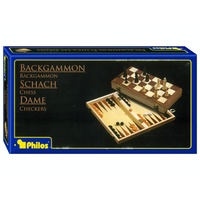Chess/Checkers 3-in-1 Fold 14" 