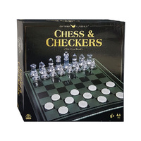 Cardinal Classics Chess & Checkers Glass