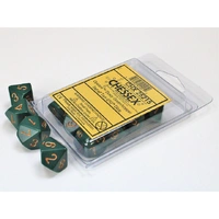 Chessex Opaque Dusty Green/Copper Set of D10 (10pcs)