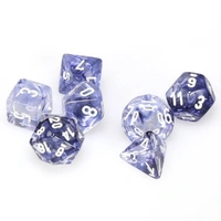 Chessex 27408 Nebula Black/white 7-Die Set