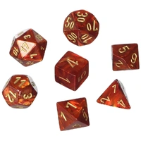 Chessex 27414 Scarab Scarlet /gold 7-Die Set