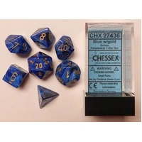 Chessex 27436 Vortex Blue/gold 7-Die Set