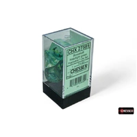 Chessex 27595 Borealis Kelp/light green Luminary Polyhedral 7-Dice Set