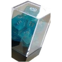 Chessex Luminary Sky/silver 16mm d6  Dice Block (12)