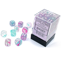 Chessex 27945 Nebula 12mm D6 Wisteria/White Luminary