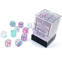 Chessex 27945 Nebula 12mm D6 Wisteria/White Luminary