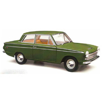 Classic Carlectables 1/18 Ford Cortina GT - Goodwood Green Diecast Car CLA-18750