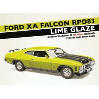 Classic Carlectables 1/18 Ford XA Falcon RPO83 Lime Glaze Diecast Car