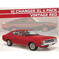 Classic Carlectables 1/18 VJ Charger XL '6 Pack'  Vintage Red Diecast Car