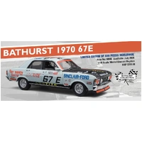 Classic Carlectables 1/18 Ford XW Falcon Phase II 1970 Bathurst Tony Roberts 67E Diecast Model Car