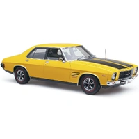 Classic Carlectables 1/18 Holden HQ Monaro GTS Sedan Chrome Yellow Diecast Model Car