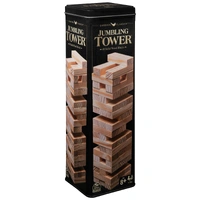 Cardinal Classics 48pc Wooden Tumbling Tower in Tin