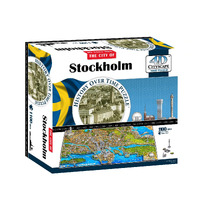 4D Puzzle 1100pc 4D Cityscape Stockholm Jigsaw Puzzle