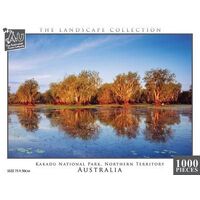 The Australian Puzzle Company 1000pc Kakadu National Park trees NT