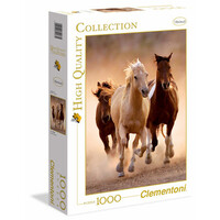 Clementoni 1000pc Running Horses Jigsaw Puzzle