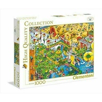 Clementoni 1000pc Crowded Puzzle - Complex Sports Jigsaw Puzzle
