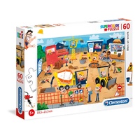 Clementoni 60pc Supercolor Men At Work Jigsaw Puzzle
