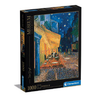 Clementoni 1000pc Van Gogh Esterno di Caffe di Notte, Cafe Terrace At Night Jigsaw Puzzle