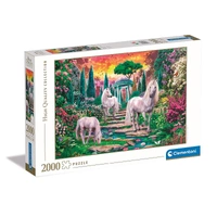 Clementoni 2000pc Classical Garden Unicorns Jigsaw Puzzle