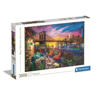 Clementoni 3000pc Manhattan Balcony Sunset Jigsaw Puzzle