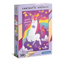 Clementoni 500pc Unicorn Fantastic Animals Jigsaw Puzzle