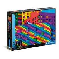 Clementoni 500pc Colourbloom Squares Jigsaw Puzzle