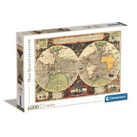 Clementoni 6000pc Antique Nautical Map Jigsaw Puzzle