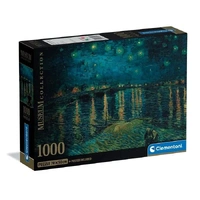 Clementoni 1000pc Starry Night Over Rhone (Van Gogh) Jigsaw Puzzle