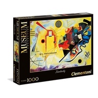 Clementoni 1000pce Yellow Red Blue (Kandinsky) Puzzle 39195