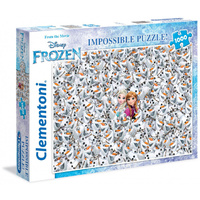 Clementoni 1000pc Disney Frozen Impossible Jigsaw Puzzle