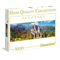 Clementoni 1000pce Neuschwanstein Panorama Puzzle 39438