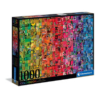 Clementoni 1000pc Colourbloom Collage Jigsaw Puzzle