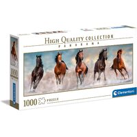 Clementoni 1000pc Panorama Horses Jigsaw Puzzle