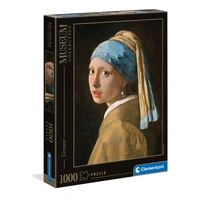 Clementoni 1000pc Girl W. Pearl Earring (Vermeer) Jigsaw Puzzle