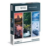 Clementoni Nature 3 x 500 pc Puzzle