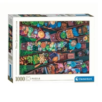 Clementoni 1000pc Thai Floating Market Jigsaw Puzzle