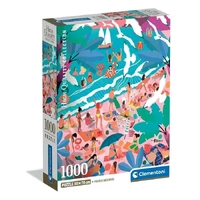 Clementoni 1000pc Sunday At The Beach Jigsaw Puzzle