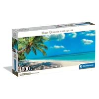 Clementoni 1000pc Swinging By The Ocean Panorama Jigsaw Puzzle