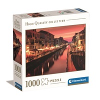 Clementoni 1000pc  Milan Canals   Jigsaw Puzzle