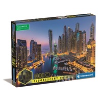 Clementoni 1000pc  Dubai  Fluorescent Jigsaw Puzzle